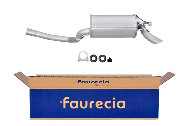 FAURECIA 8LD 366 033-191 Rear Muffler - Easy2Fit® Kit - fits MERCEDES-BENZ E-CLASS Coupe (C124)