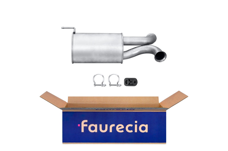 FAURECIA 8LC 366 025-371 Centre Muffler - Easy2Fit® Kit - fits MERCEDES-BENZ C-CLASS (W202)