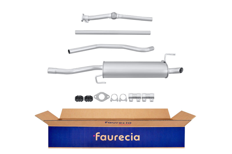 FAURECIA 8LD 366 029-311 Rear Muffler - Easy2Fit® Kit - fits FIAT SEICENTO