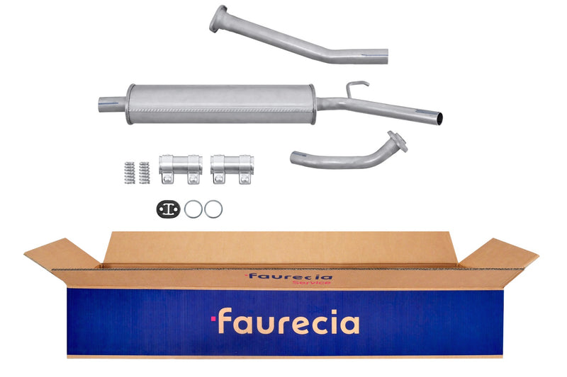 FAURECIA 8LB 366 022-611 Front Muffler - Easy2Fit® Kit - fits SKODA FELICIA I