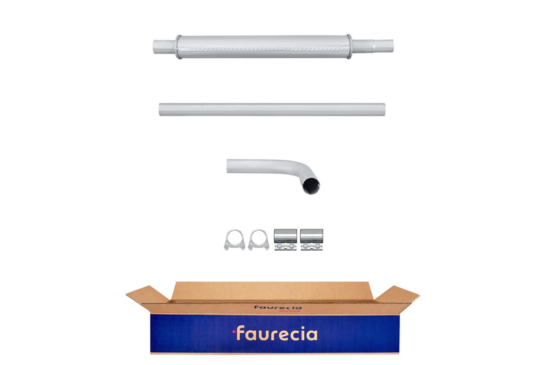 FAURECIA 8LC 366 024-101 Centre Muffler - Easy2Fit® Kit - fits FORD FOCUS I Turnier