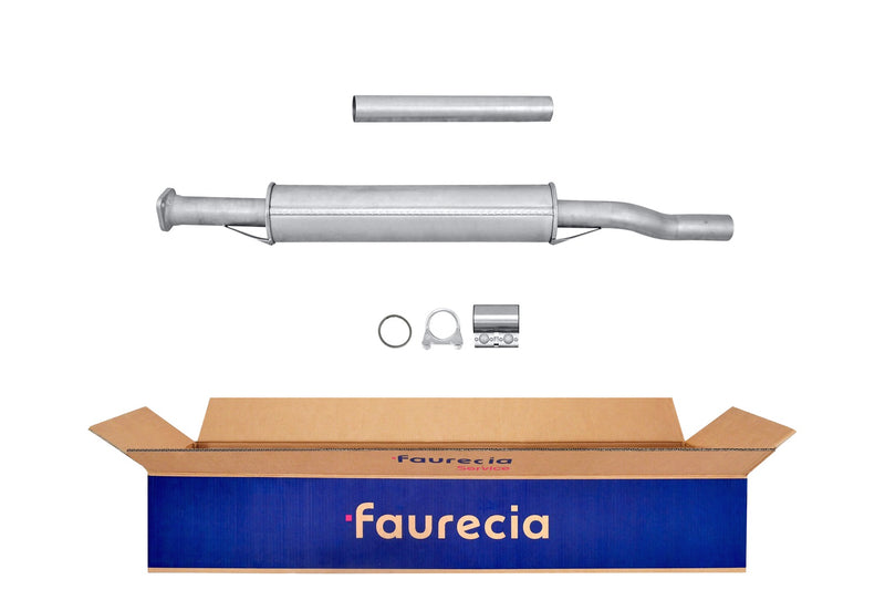 FAURECIA 8LC 366 023-721 Centre Muffler - Easy2Fit® Kit - fits FIAT DUNA Weekend