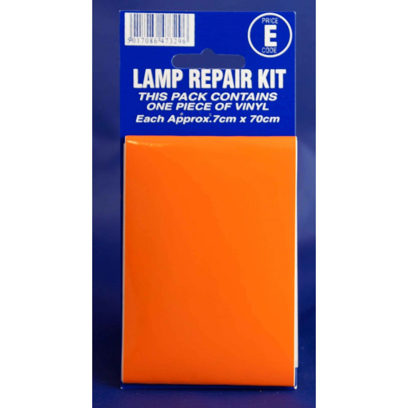 Castle V409 Lamp Repair Orange E Code Stickers