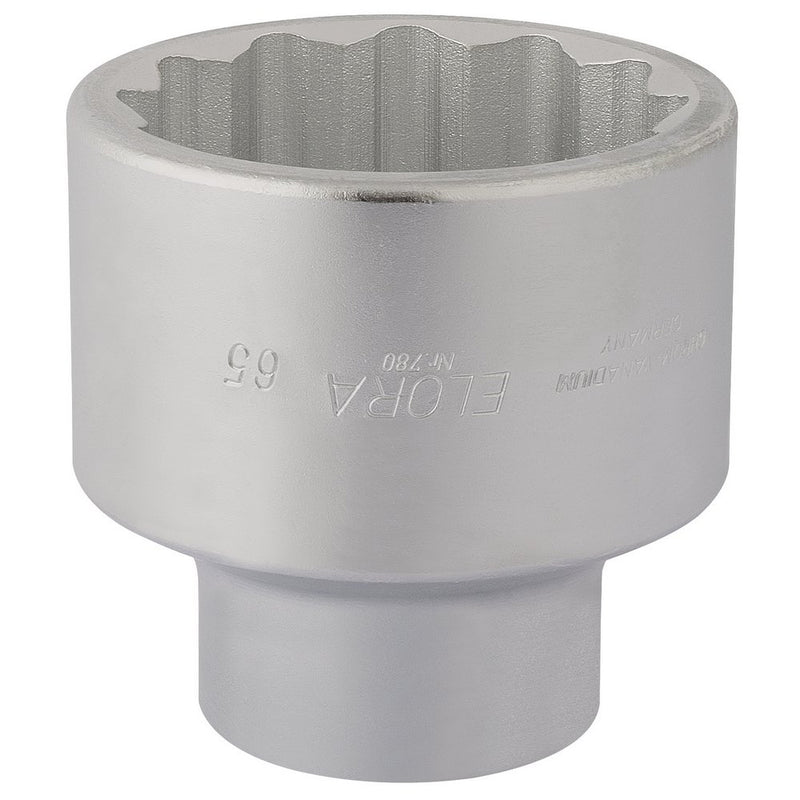 Elora Bi-Hexagon Socket, 1" Sq Dr, 65mm