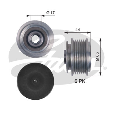 Gates DriveAlign Overrunning Alternator Pulley - OAP7139