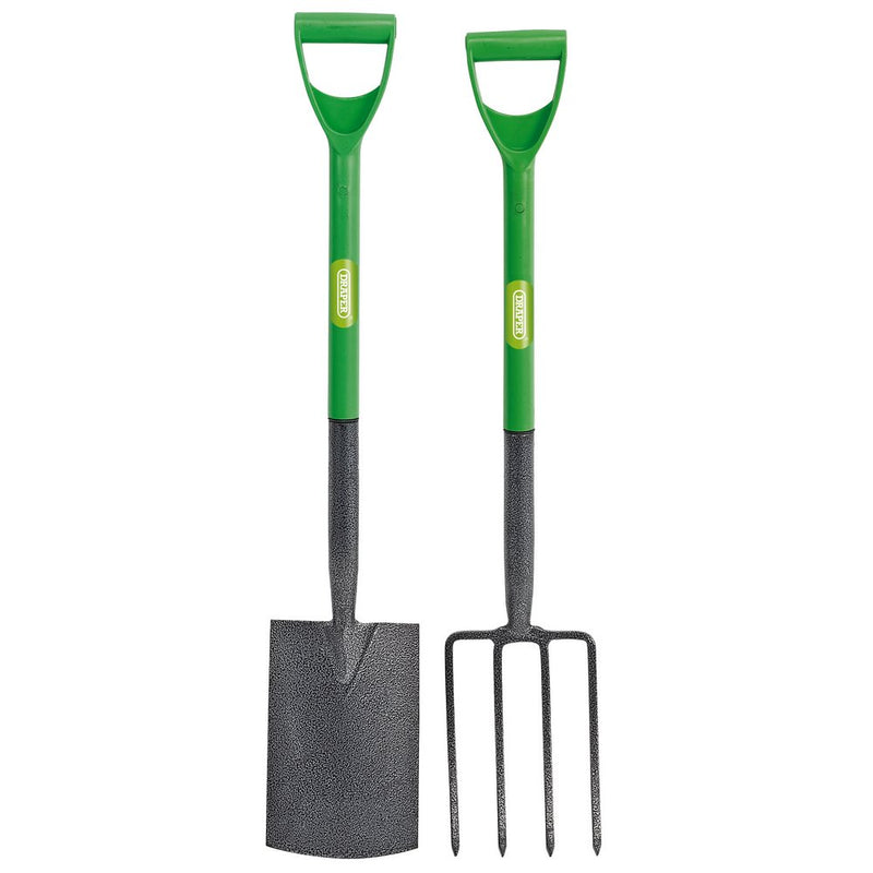 Carbon Steel Garden Fork and Spade Set