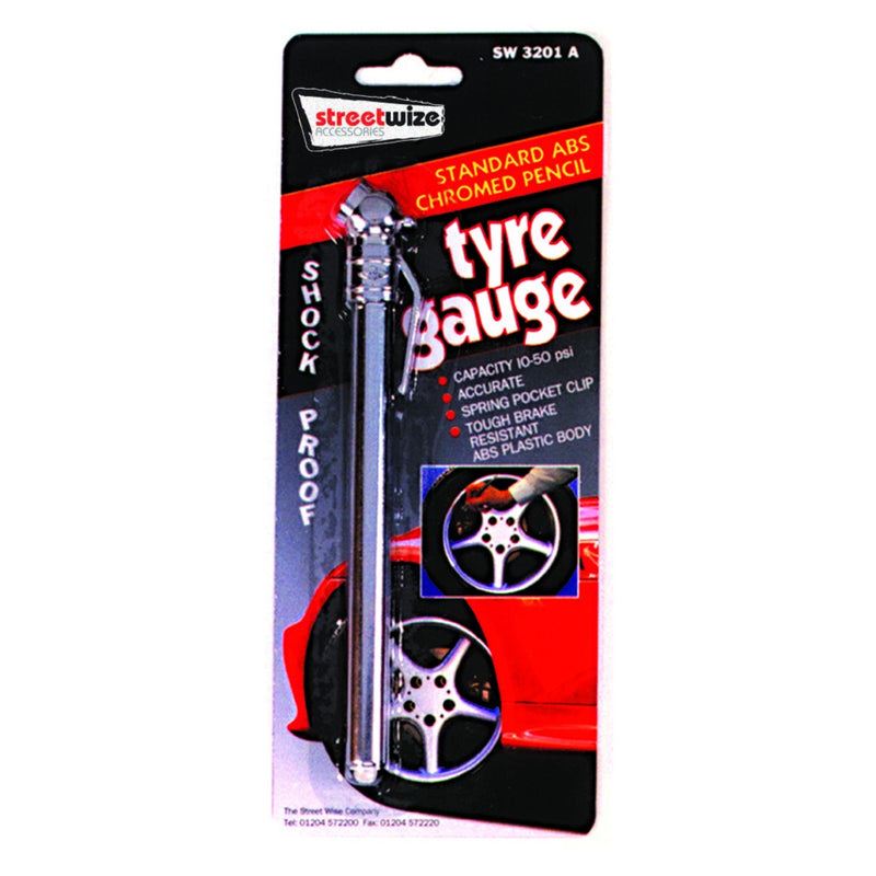 Streetwize SW3201A Pencil Tyre Gauge