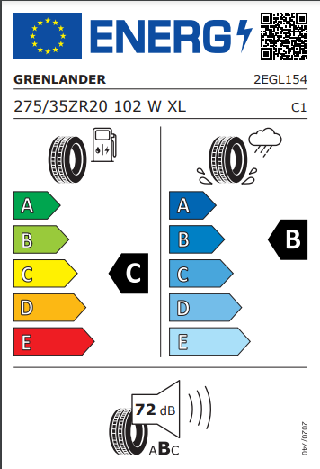 Grenlander 275 35 20 102W L-Zeal 56 tyre
