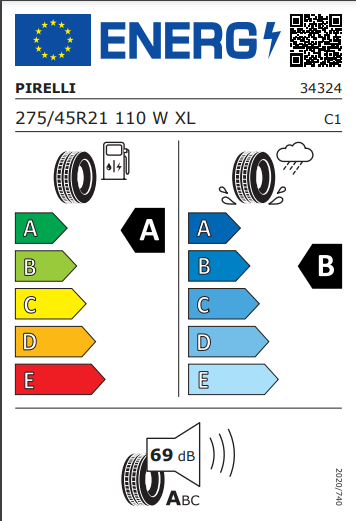 Pirelli 275 45 21 110W Scorpion Zero All Season tyre