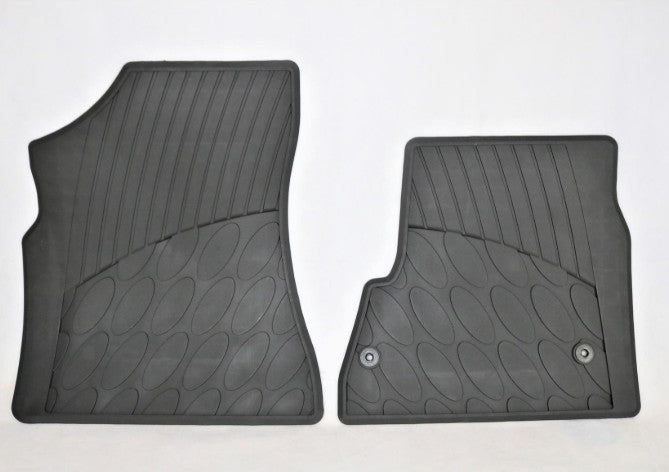 Genuine 9464E Rubber Black Peugeot/Citroen - Van Floor Front Mats Pair