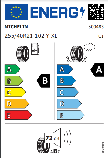 Michelin 255 40 21 102Y Pilot Sport 4 SUV tyre