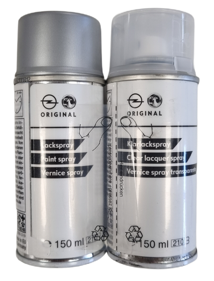 Genuine Vauxhall 9200118 Star silver metallic paint aerosol