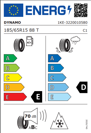 Dynamo 185 65 15 88T Snow MWH01 tyre