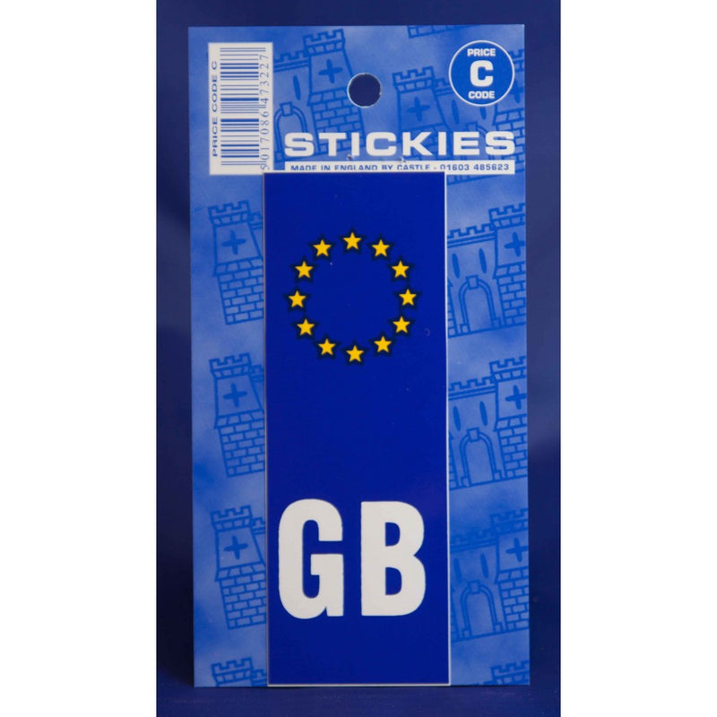 Castle V313 GB Inside Stick E Code Stickers