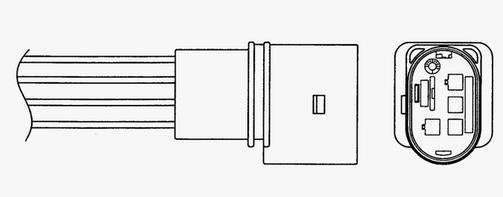 NGK Oxygen / Lambda Sensor - Lza11-V4 - 1842