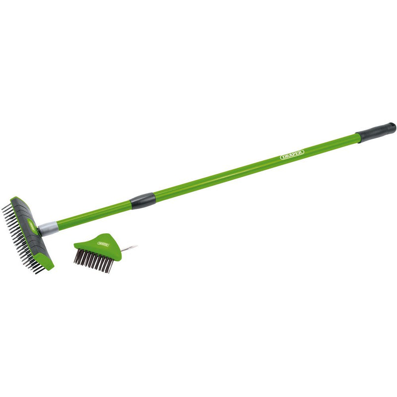 Paving Brush Set with Twin Heads and Telescopic Handle