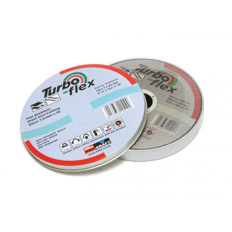 Hilka TFSS11505 Turbo Flex SS Cutting Disc - 115 mm x 5