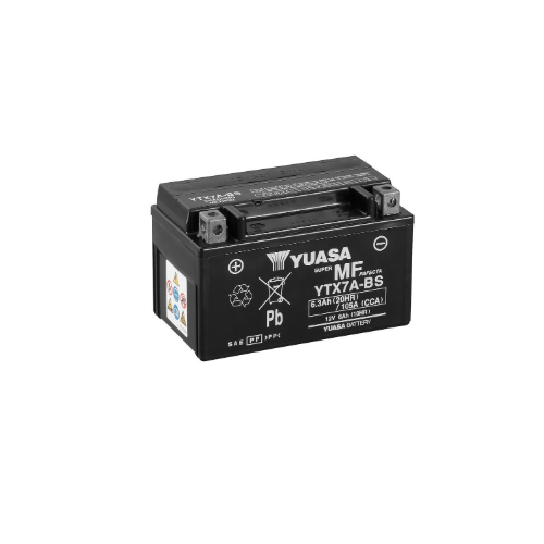 Yuasa YTX7A 6.3Ah Motorcycle Battery