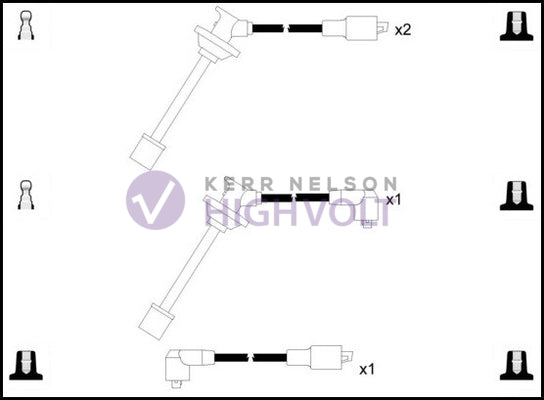 HighVolt Ignition Lead Set - OEF599