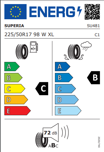 Superia 225 50 17 98W Star+ tyre