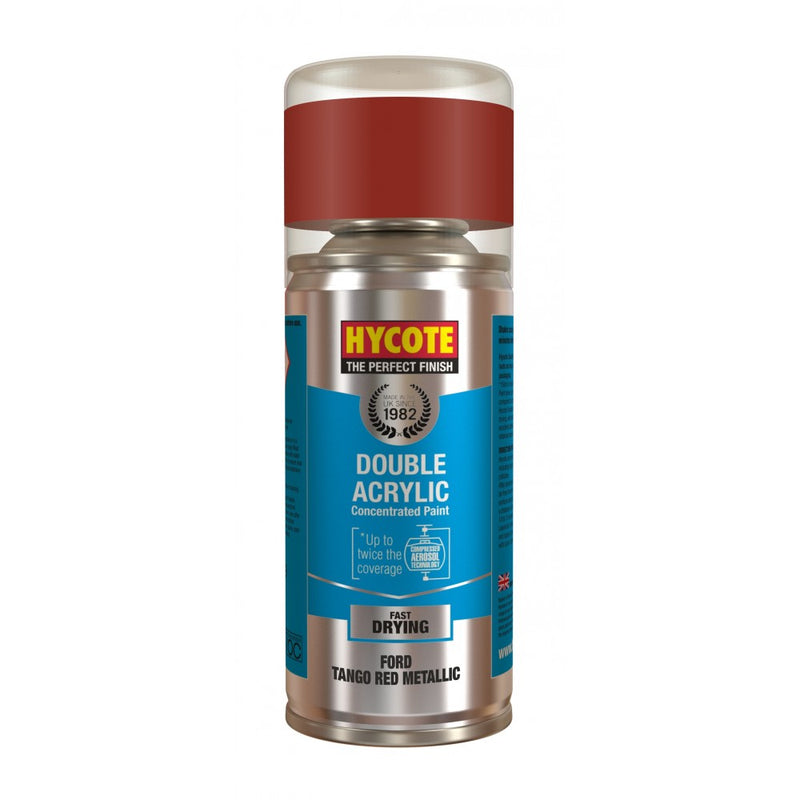 Hycote Double Acrylic Ford Tango Red Metallic Spray Paint - 150ml