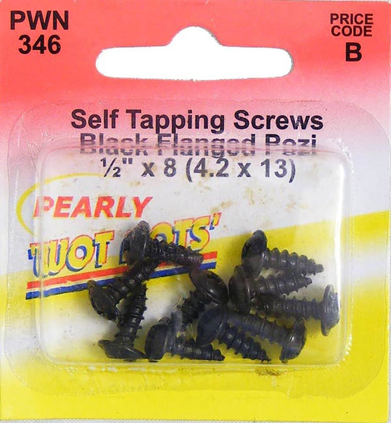 Pearl PWN346 Flanged Self Tap Screw 1/2 X 8 X10