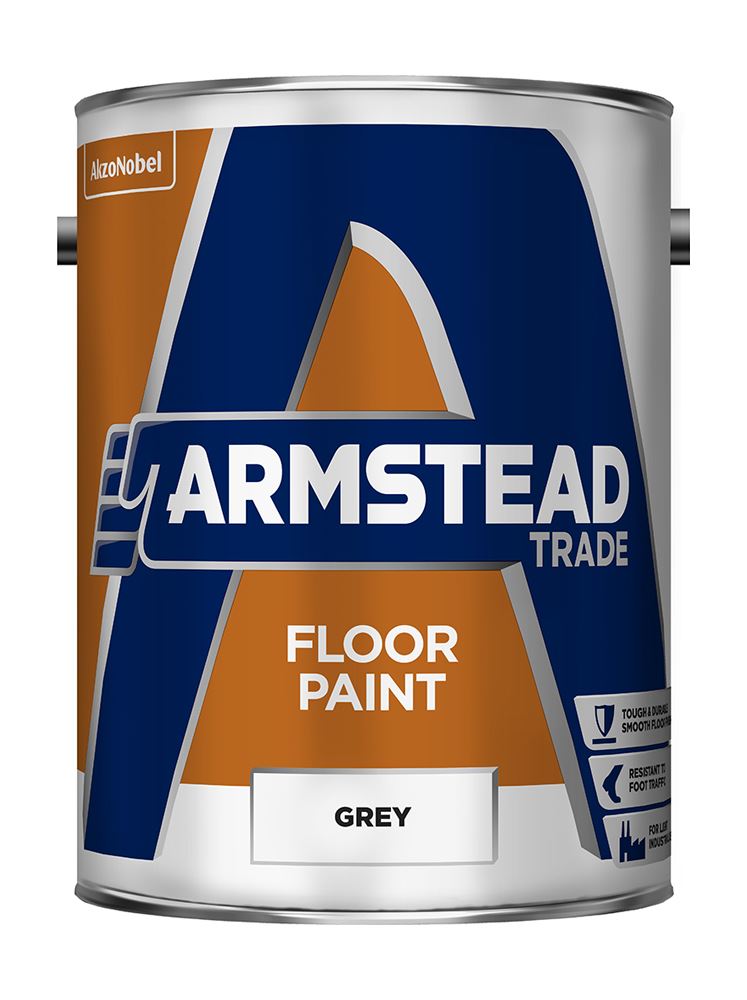 Armstead 5218610 Trade Floor Paint-Grey (5 Litre)