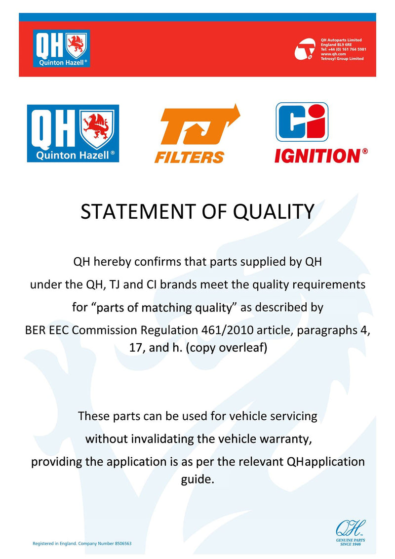 Quinton Hazell Fuel Filter - QFF0306