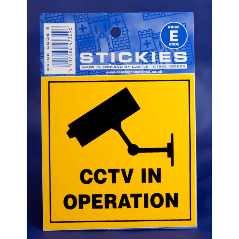 Castle V464 CCTV In Operation E Code Stickers