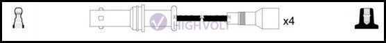 HighVolt Ignition Lead Set - OEF697