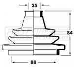 First Line Cv Joint Boot Kit Part No -FCB2353