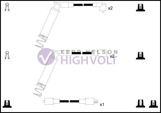 HighVolt Ignition Lead Set - OEF723