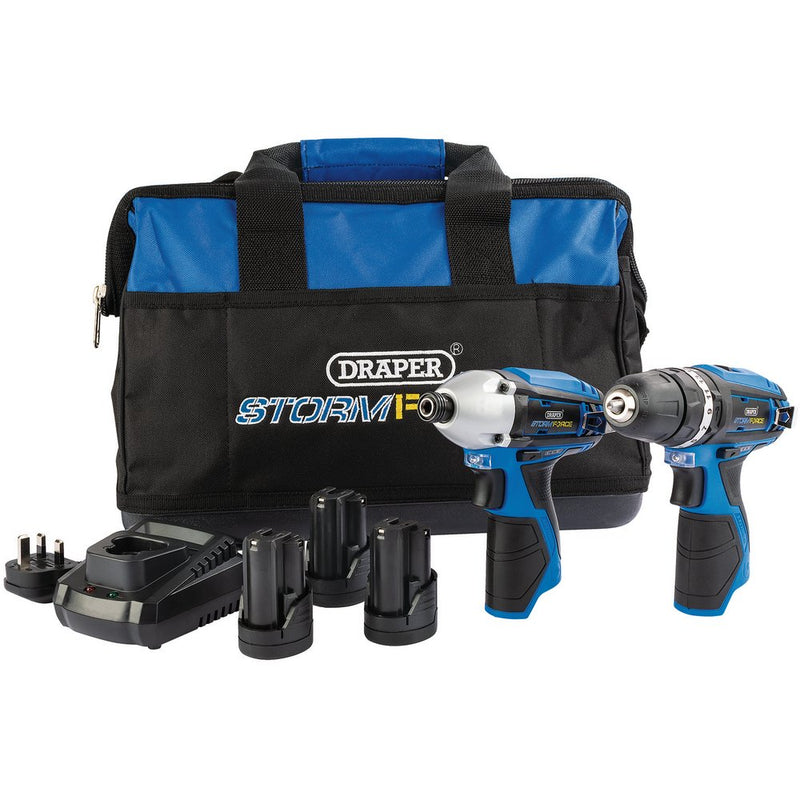 Storm Force 10.8V Power Interchange Drill and Driver Twin Kit