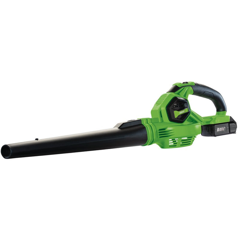 D20 20V Leaf Blower - 1 x 2.0Ah Battery - 1 x Charger