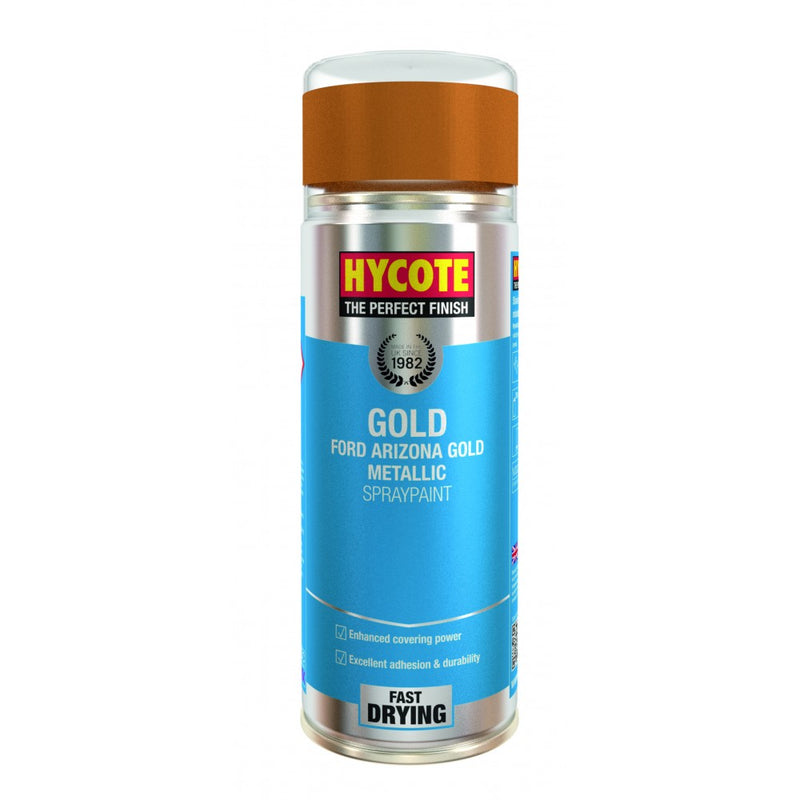 Hycote Ford Arizona Gold Metallic Spray Paint - 400ml