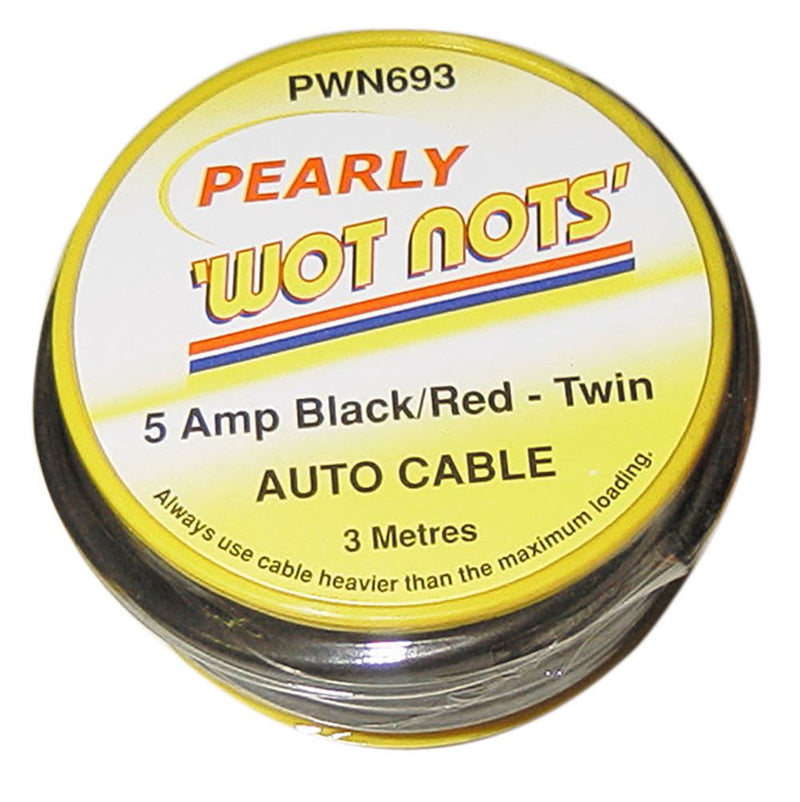 Pearl PWN693 Twin Cable 5Ax3M Black/Red