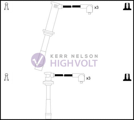 HighVolt Ignition Lead Set - OEF537