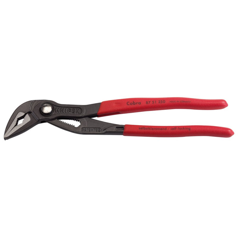 Knipex Cobra 87 51 250 Long Jaw Waterpump Pliers, 250mm