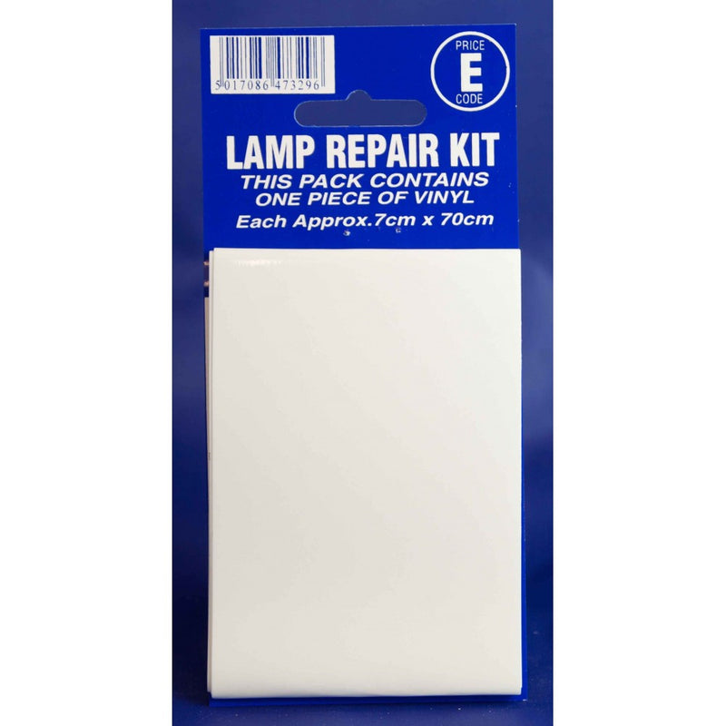 Castle V410 Lamp Repair Clear E Code Stickers