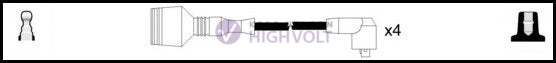 HighVolt Ignition Lead Set - OEF384