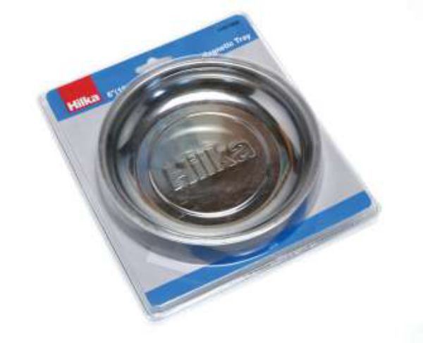 Hilka 6 Inch Diame Stainless Steel Magnetic Tray