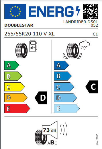 Doublestar 255 55 20 110V Landrider DS01 tyre