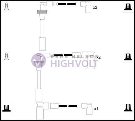 HighVolt Ignition Lead Set - OEF498