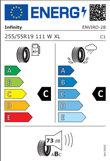 Infinity 255 55 19 111W Enviro SUV tyre