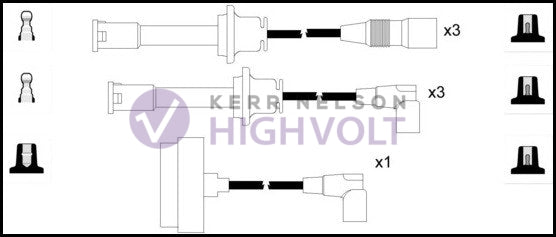 HighVolt Ignition Lead Set - OEF446