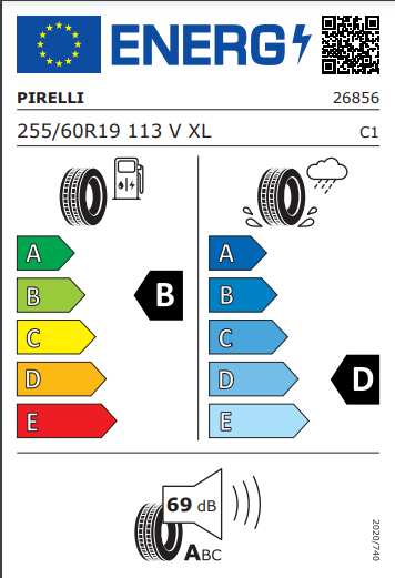 Pirelli 255 60 19 113V Scorpion Verde All Season tyre