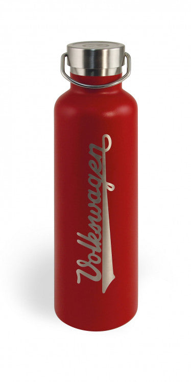 VW Stainless Thermal Drinking Bottle, Vacuum Insulated, Hot/Cold, 735ml – Red