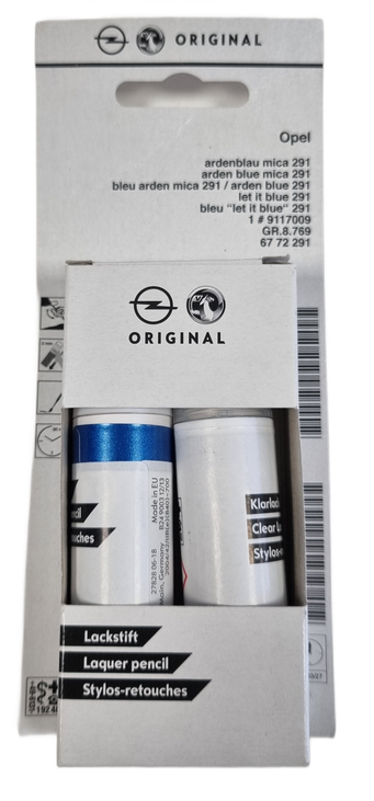 Genuine Vauxhall 9117009 Arden Blue touch up paint