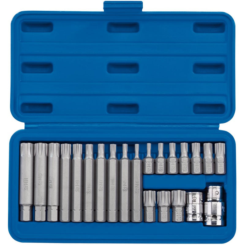 Ribe 3/8, Socket and Bit Set, 1/2" Sq Dr (22 Piece)