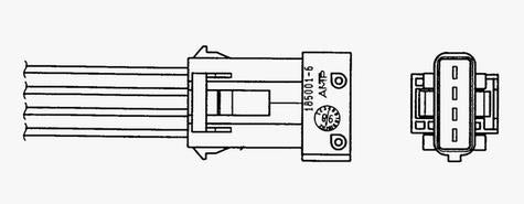 NGK Oxygen / Lambda Sensor - Oza608-U2 - 0070